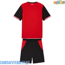Camisa de time de futebol Áustria Replicas 1º Equipamento Infantil Mundo 2026 Manga Curta (+ Calças curtas)